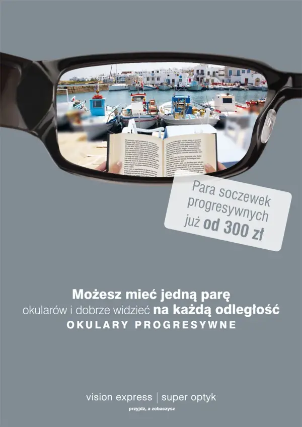 Ile kosztują okulary progresywne w Vision Express? Ceny i opcje